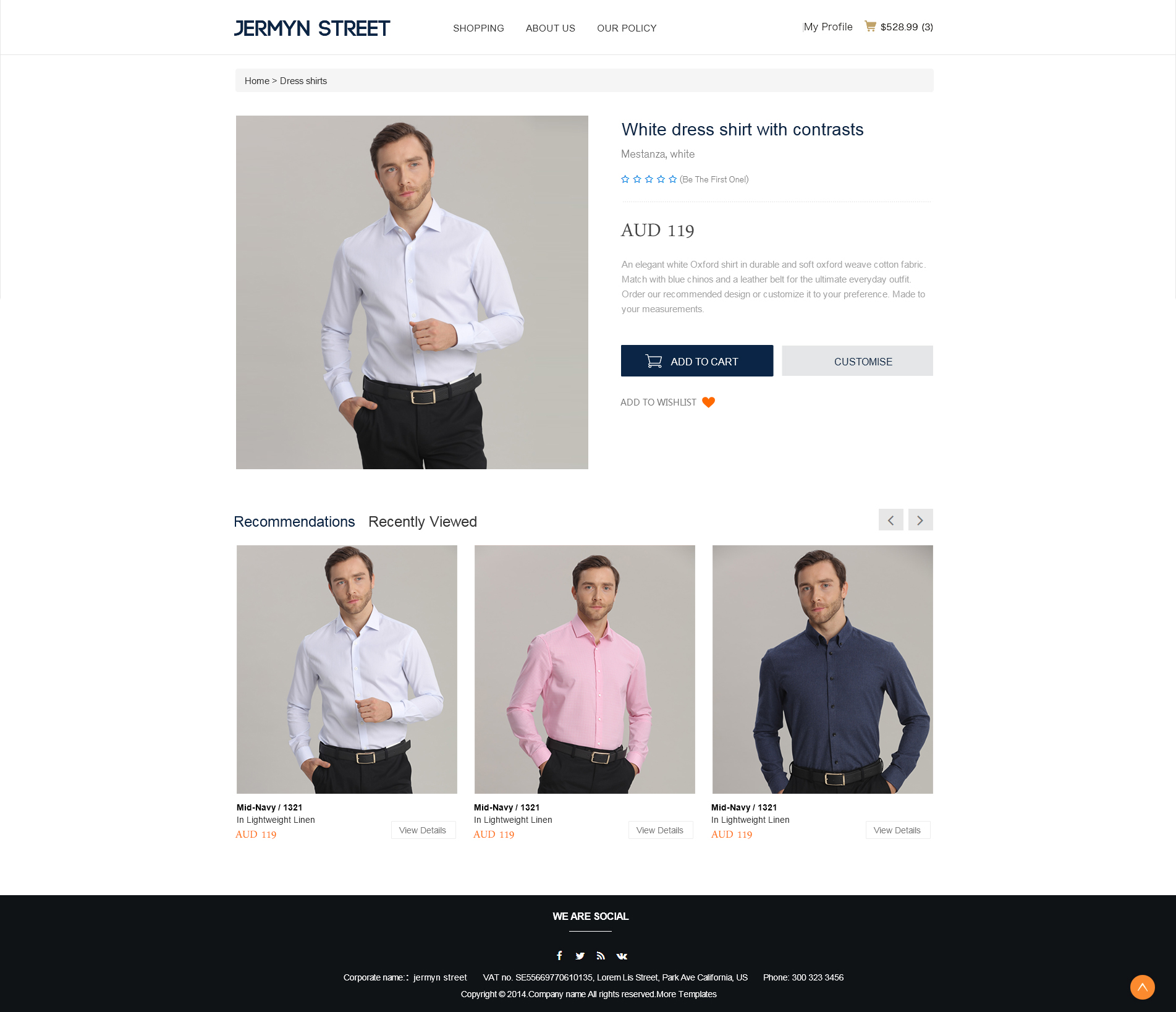 男士服装定制UI设计-男装 男士 成熟 服装 服装定制 电脑网站