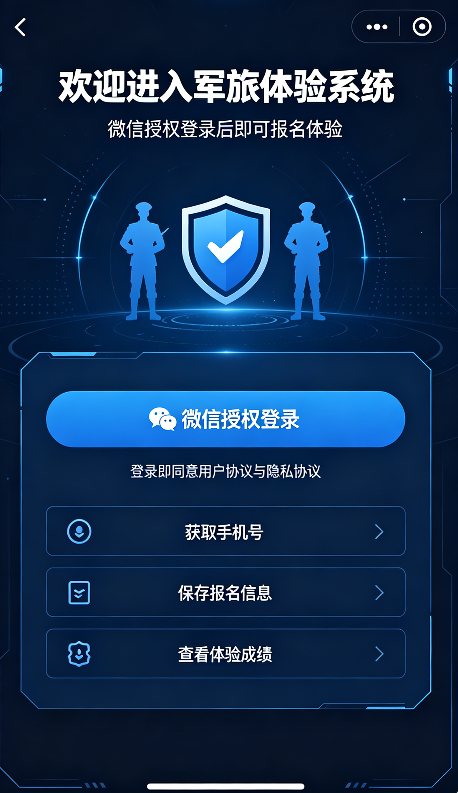国防军旅研学项目预约系统 截图2